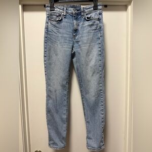 MSRP $248 Rag & Bone Nina High Rise Cigarette jeans size 26